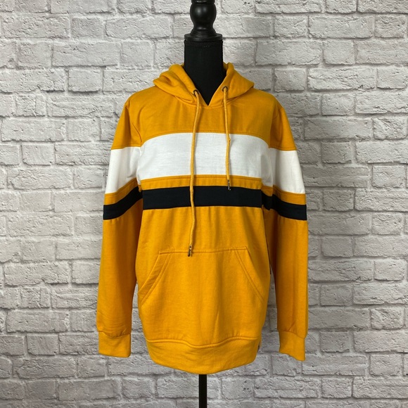 Free Planet Mustard Color-Blocked Sweatshirt - Picture 3 of 6